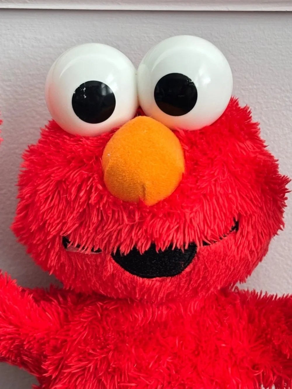 Sesame Street My Peek A Boo Elmo Plush Stuffed Toy Doll Talking Interactive WORK